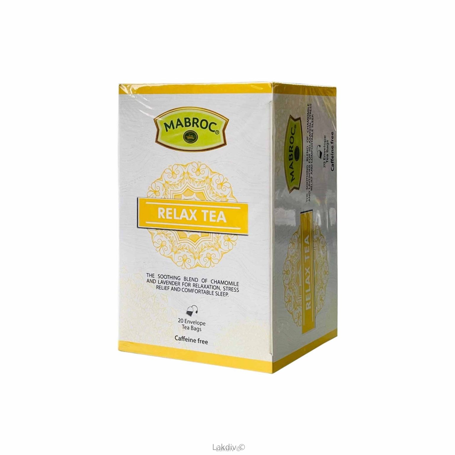 Mabroc Relax Tea 20 Envelop Bags - 100 g - Lakdiv